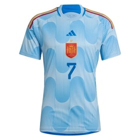 Álvaro Morata #7 Spanien Auswärtstrikot Weltmeisterschaft 2022