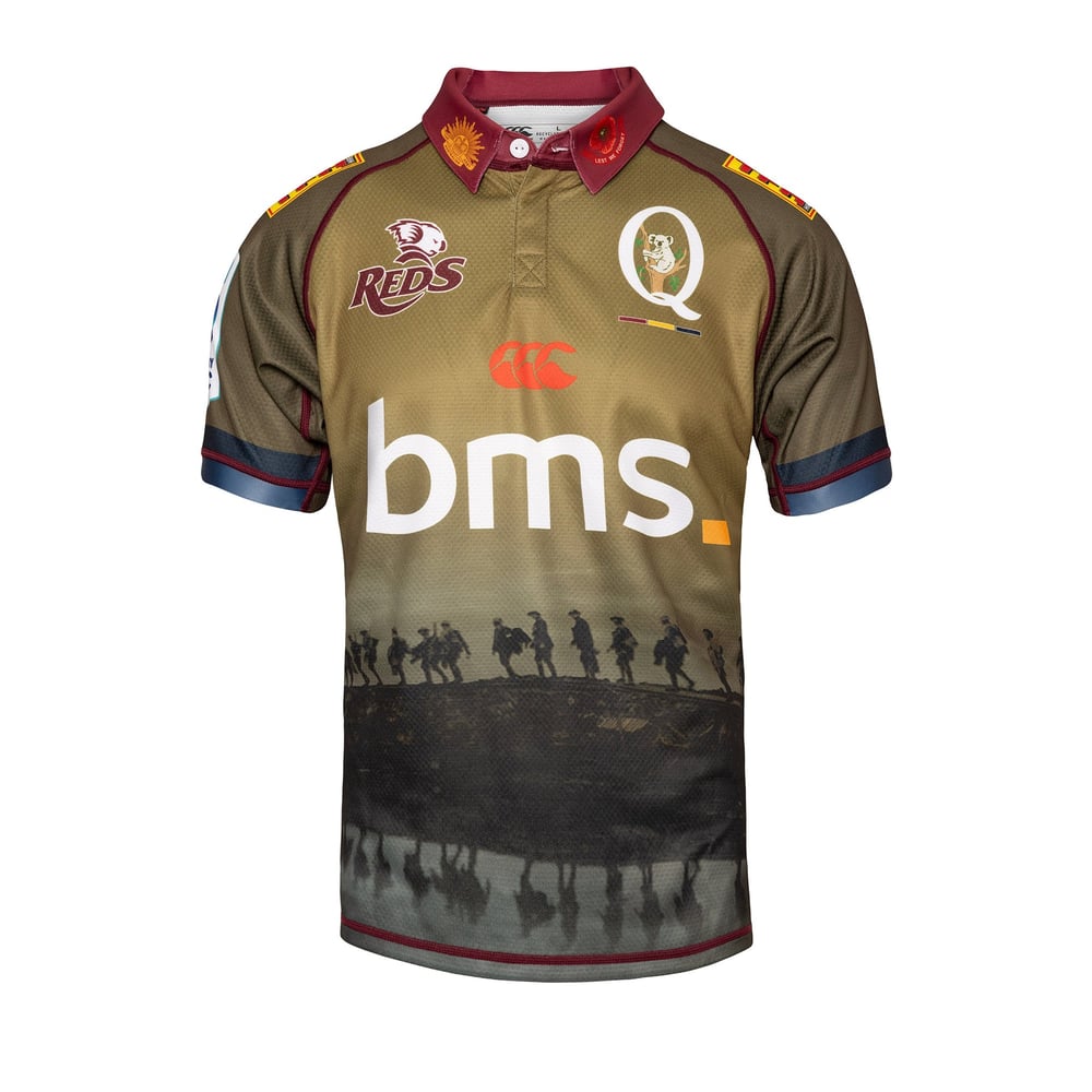 Kid's Queensland Reds 2025 Anzac Shirt