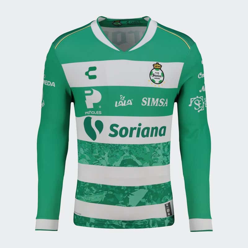 Damen Santos Laguna 2025/26 Langarm-Heimtrikot