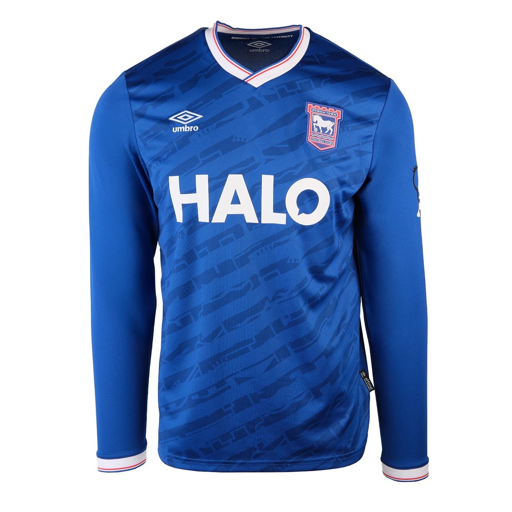 Damen Ipswich Town 2025/26 Heim Langarmtrikot