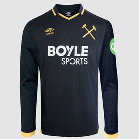 Kid's West Ham United 2025/26 Third Long Sleeve Shirt