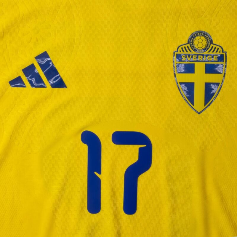 Herr Sverige 2026 Hemma Authentic Världscup Tröja GYÖKERES #17