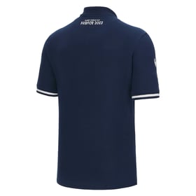Men's Scotland Rugby 2023 Home Blue Polo Shirt
