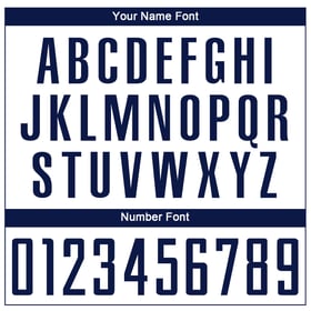 Sublimation Uniform Navy Soccer Jersey White Custom