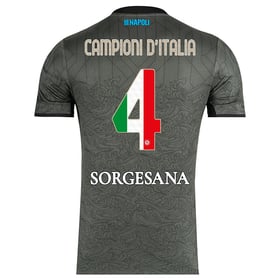 Kid's Napoli 2024/25 Third Champions Of Italy Shirt