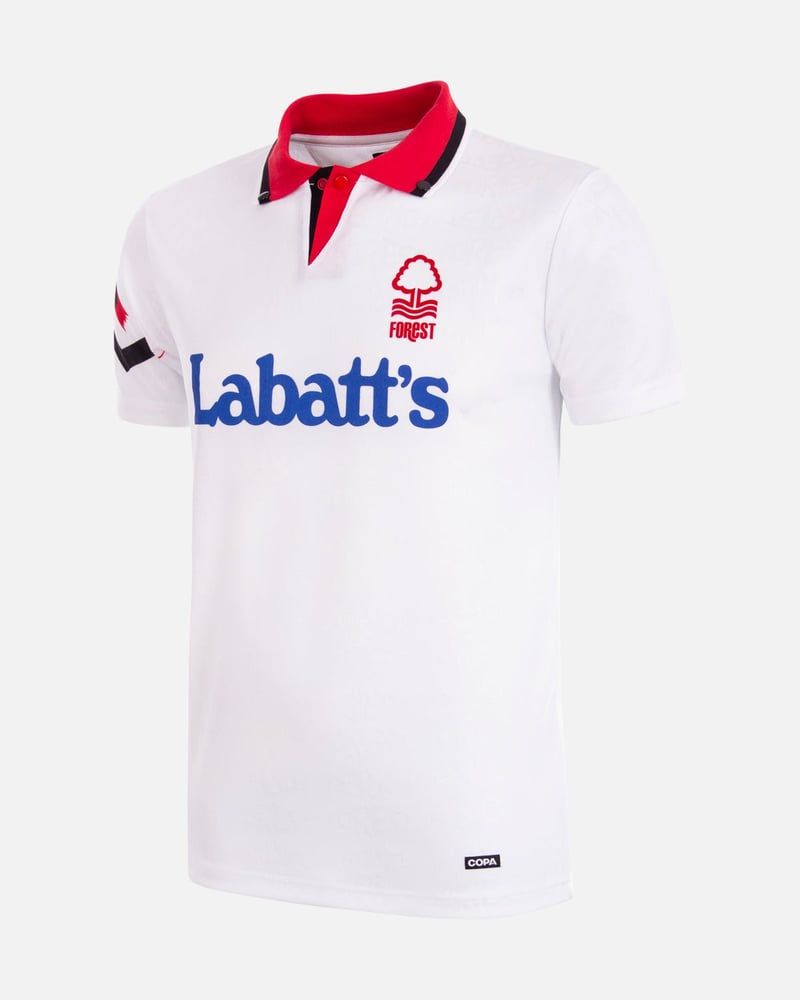 Maillot Rétro Extérieur Blanc Homme Nottingham Forest 1992/93