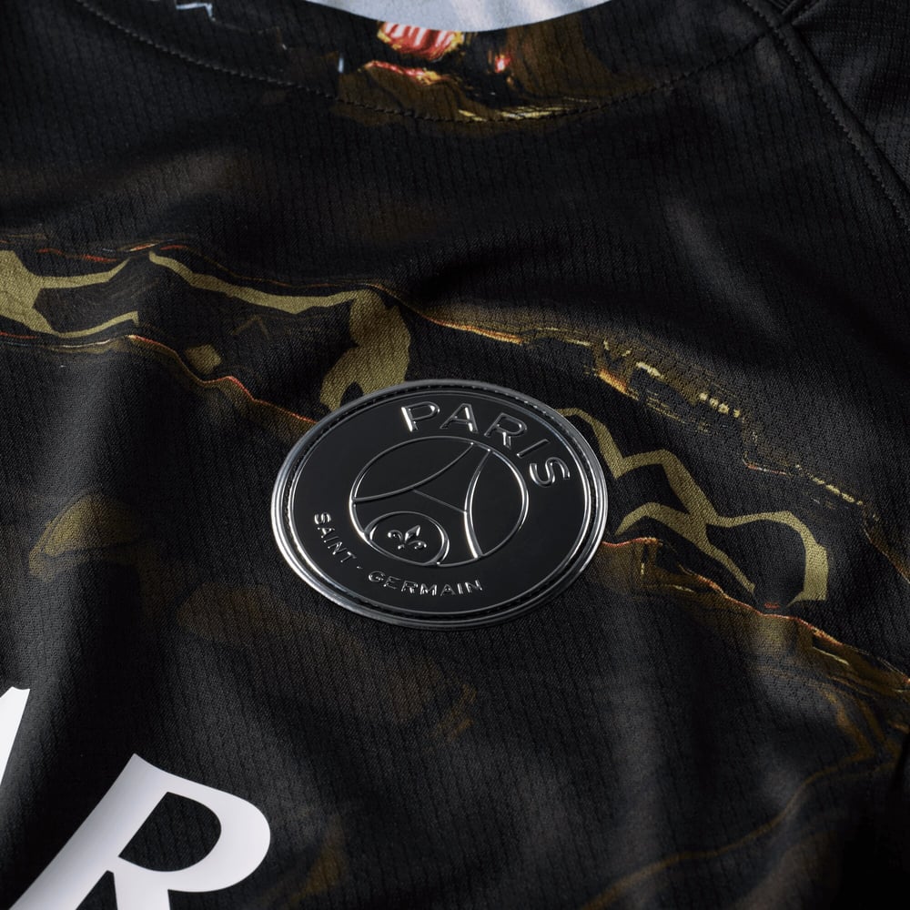 Homme PSG 2025/26 Maillot Jordan Night Edition à Manches Longues