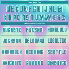 Teal-White Custom Jersey Tie Soccer Uniform Dye Sublimation