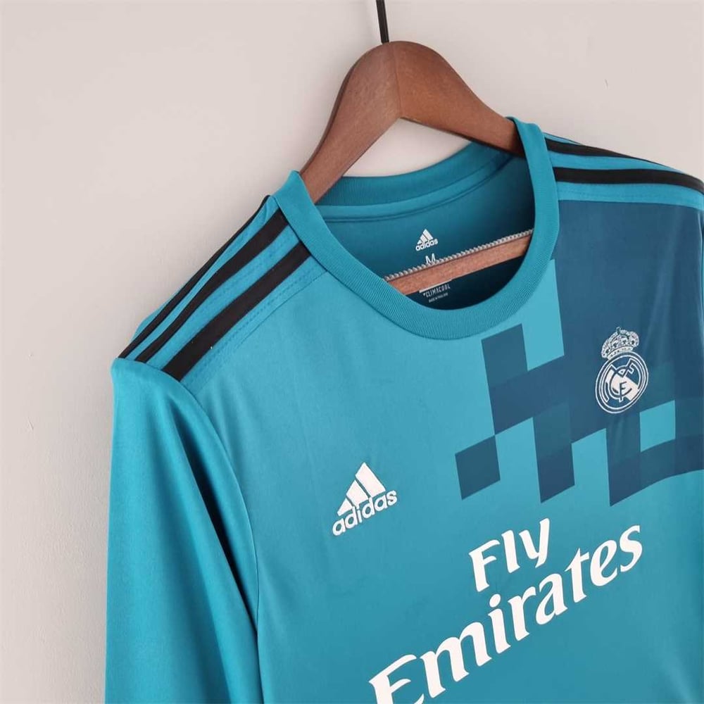 Real Madrid 2017/18 Drittes Trikot Langarm