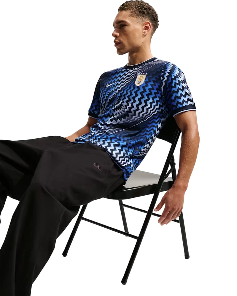 Camiseta pre partido tercera Uruguay 2026 Copa del Mundo niño