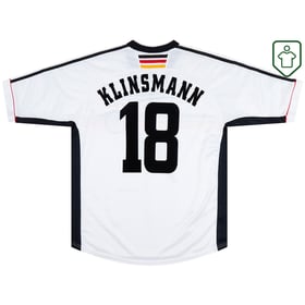 Men's Germany 1998/00 Home Retro Shirt Klinsmann #18