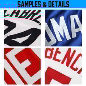 Camiseta de béisbol de punto acanalado, color azul real y dorado, estilo retro, personalizada, blanca y auténtica.