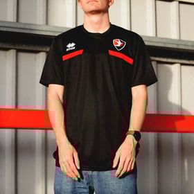 Herren Cheltenham Town 2024/25 Drittes Authentisches Training Shirt - Schwarz