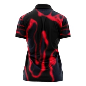 Women's England Rugby 2024/25 Third Warm Up Polo Shirt - Heatmap