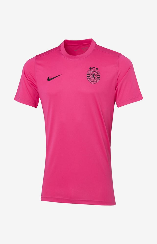 Herren Sporting CP 2024/25 Drittes Camisola Pink October Trikot