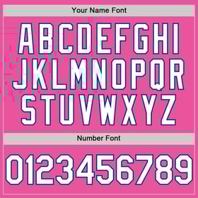 White-Royal Pink Custom Sleeveless Authentic Jersey Baseball