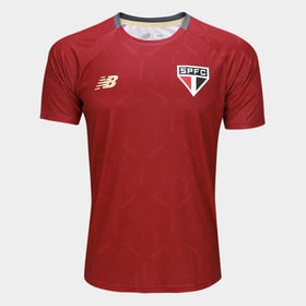 Kinder São Paulo 2025 Dritt Authentisches Trainingsshirt - Rot