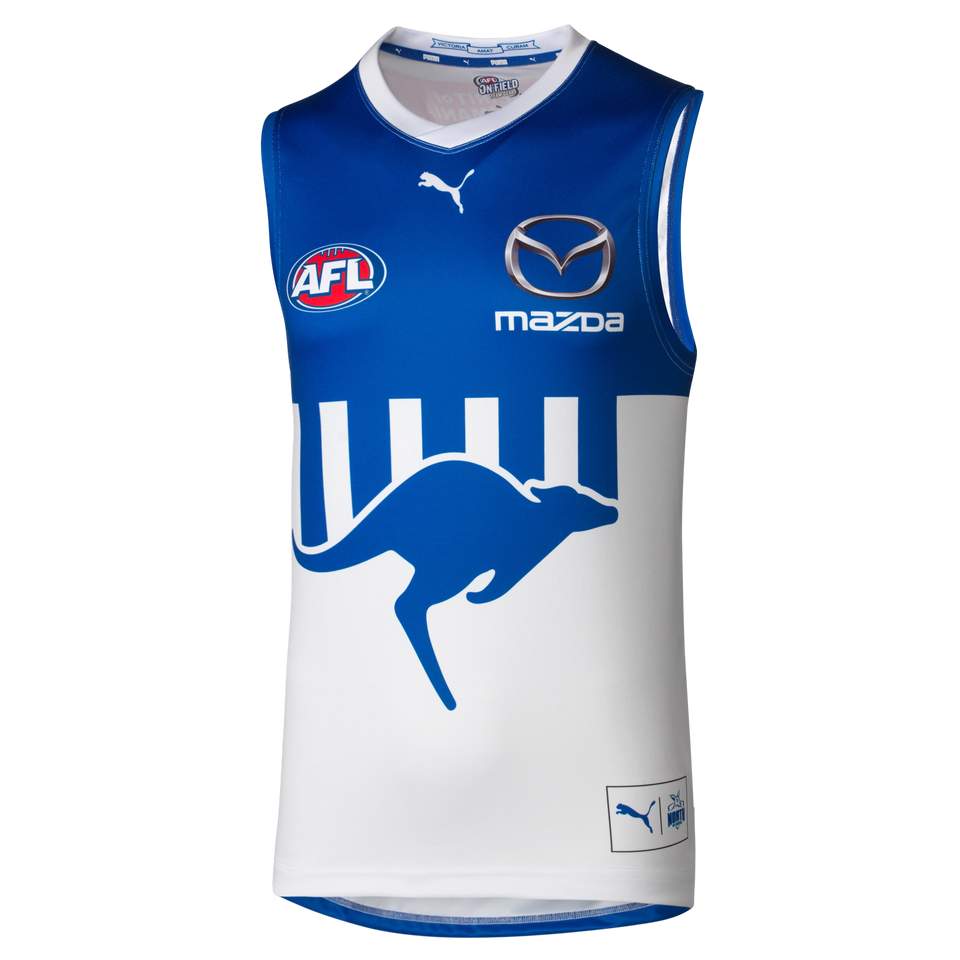 Men's North Melbourne Kangaroos 2025 Away Guernsey