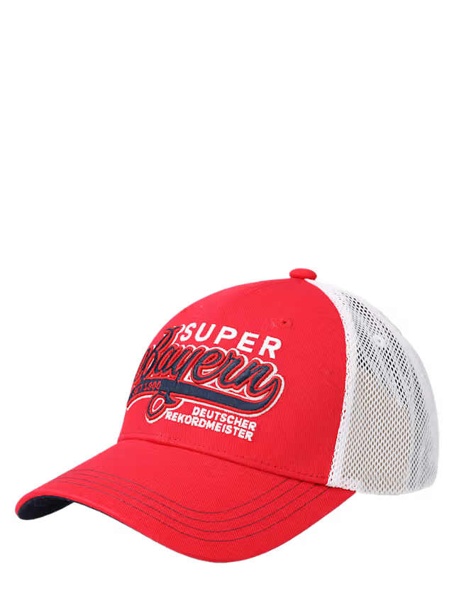 Bayern München Trucker Super Bayern Kappe - Rot
