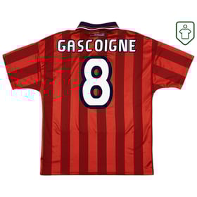 Men's England 1997/99 Away Retro Shirt Gascoigne #8