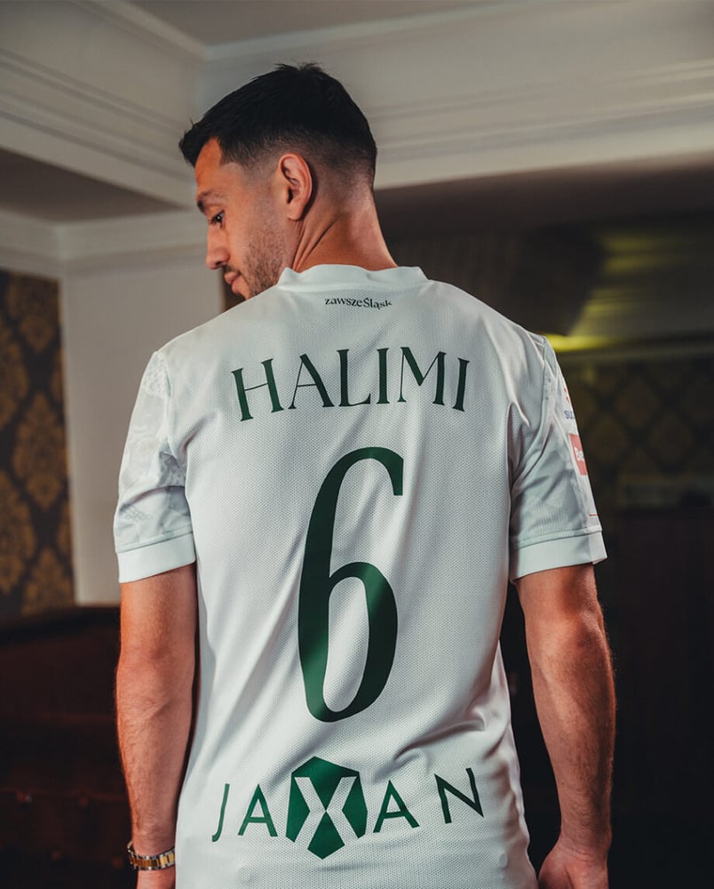 Kid's Śląsk Wrocław 2025/26 Away League Branding Shirt