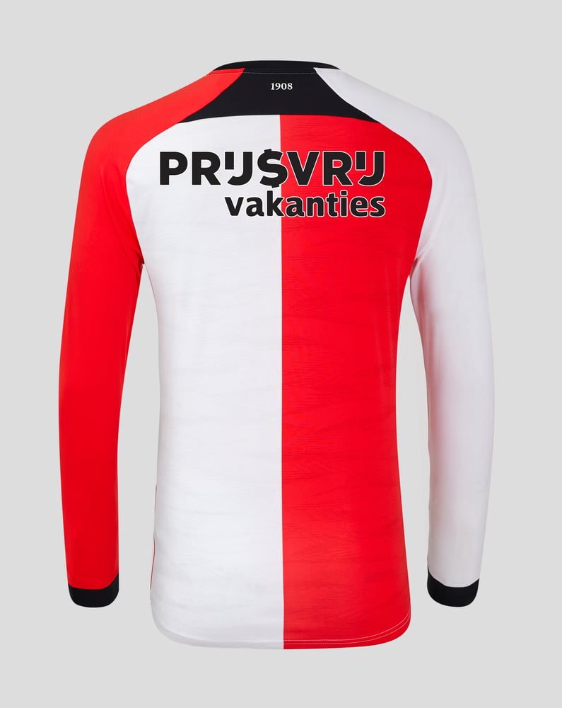 Men's Feyenoord 2024/25 Home Long Sleeve Shirt