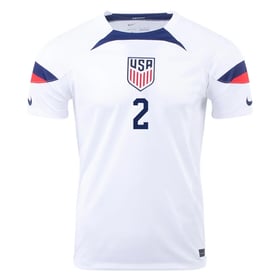 Sergiño Dest #2 USMNT Heimtrikot Weltmeisterschaft 2022