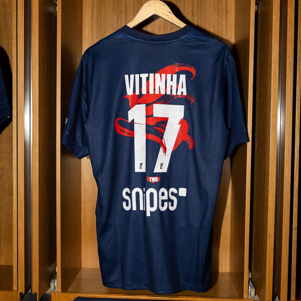 Kid's PSG 2025/26 Home Lunar New Year Shirt Vitinha #17