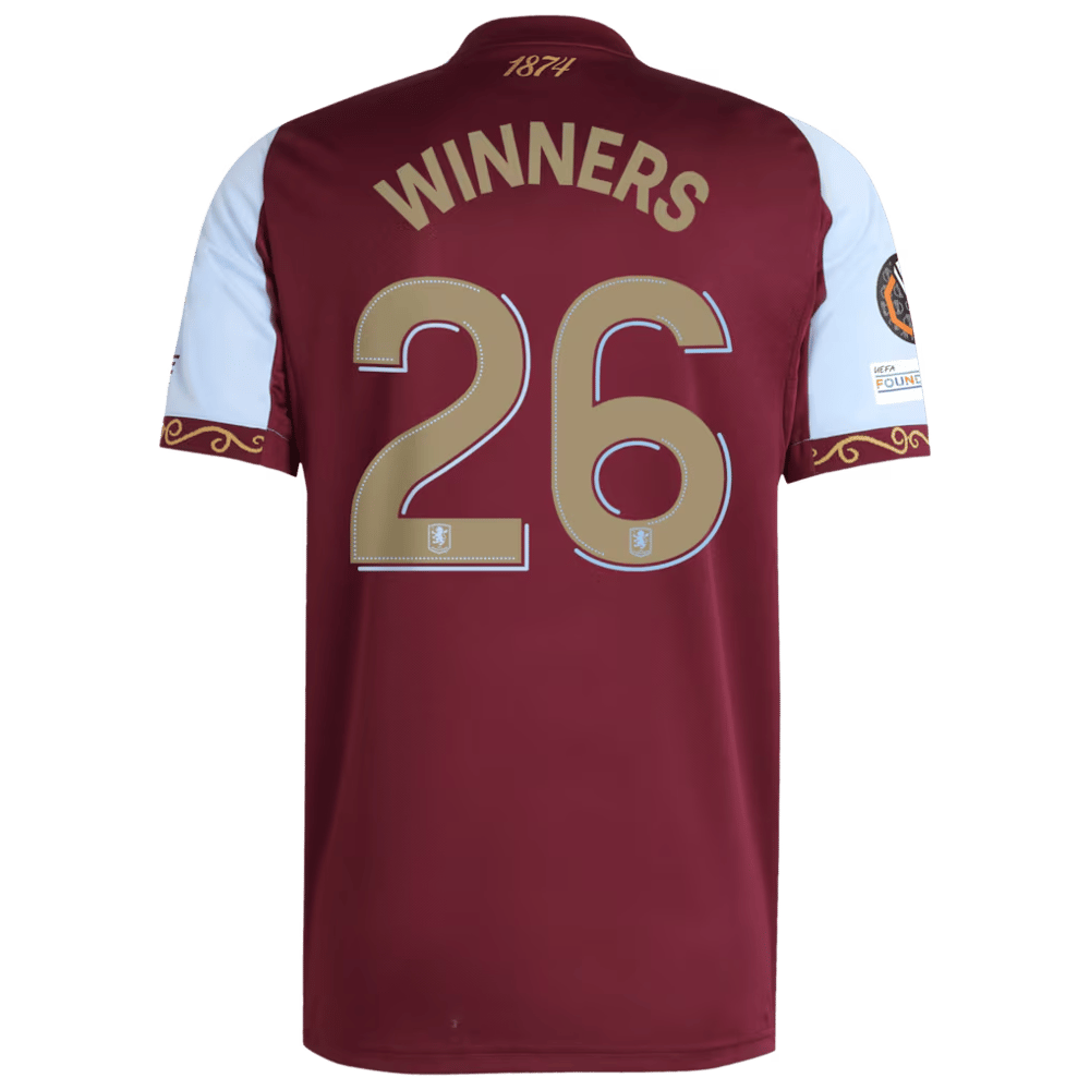 Maillot Aston Villa Vainqueurs de l'UEFA Europa League 2025/26 Enfant