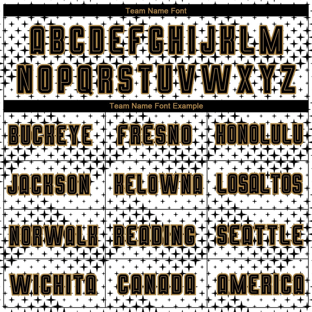 Jersey Uniform Soccer Sublimation Custom Black-Old White Gold