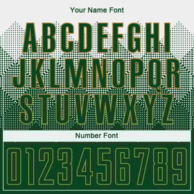 White Gold Custom Uniform Soccer Jersey Sublimation Green-Old