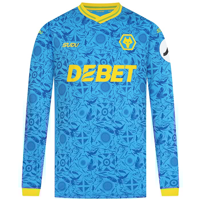 Herren Wolverhampton Wanderers 2025/26 Drittes Langarmtrikot