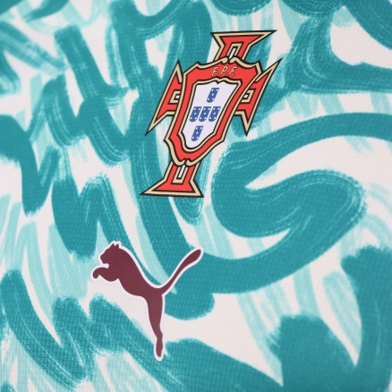Remera pre partido tercera Portugal 2026 verde hombre