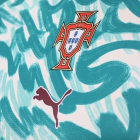 Remera pre partido tercera Portugal 2026 verde niño