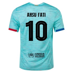 Barcelona #10 Ansu Fati Drittes Trikot 23/24