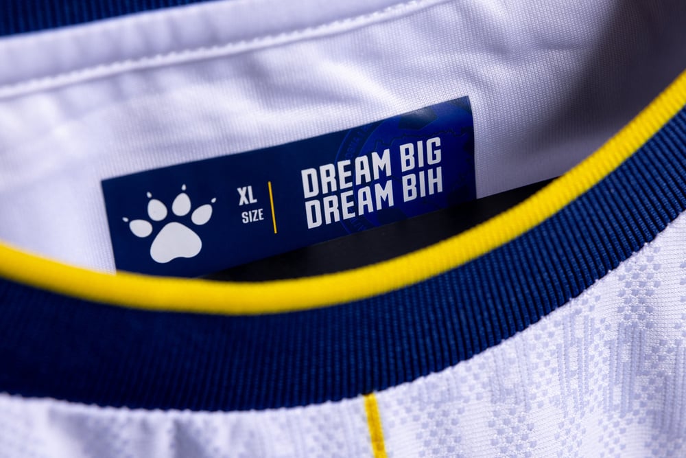 Camiseta Visitante Mundial Bosnia y Herzegovina 2026 Niño