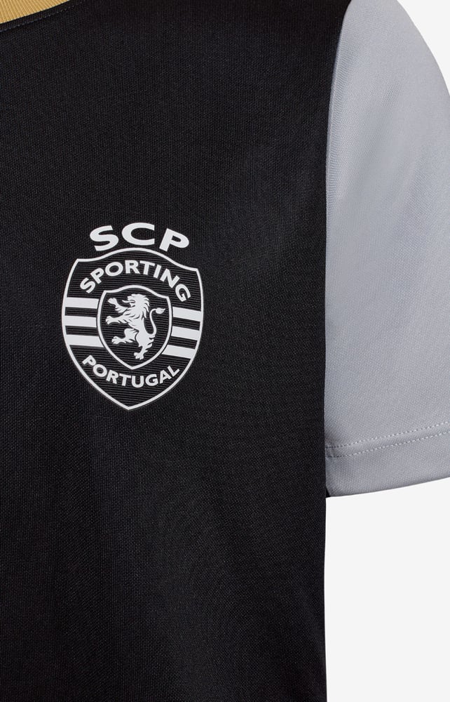 Herren Sporting CP 2024/25 Drittes Authentisches Trainings-Trikot - Schwarz