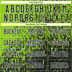 Uniform Black-White Abstract Soccer Neon Green Jersey Sublimation Fragment Art Custom