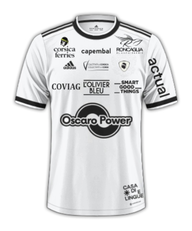 Kinder SC Bastia 2023/24 Auswärts Shirt