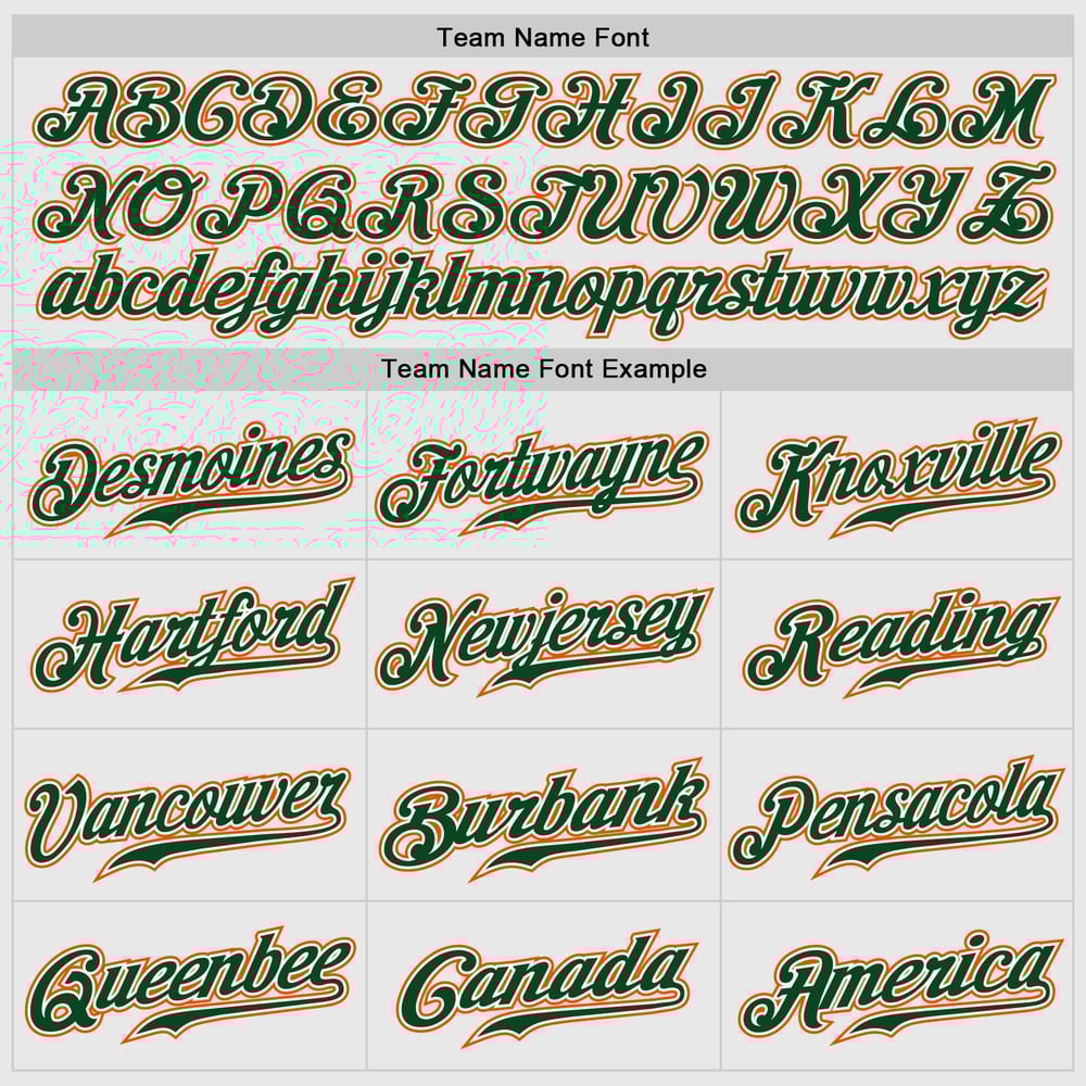 Camiseta de béisbol personalizada auténtica de rayas blancas, mangas raglán, verde y naranja.