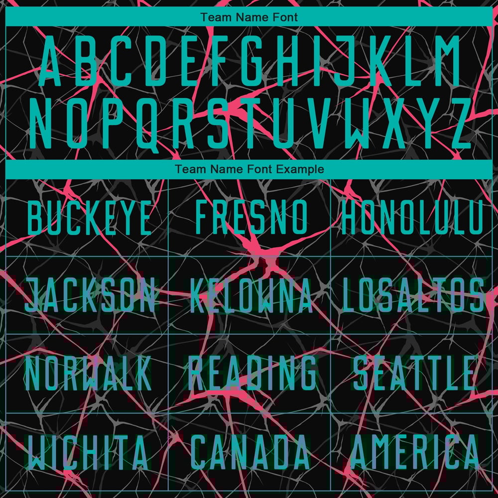 Soccer Jersey Custom Black Aqua-Neon Sublimation Pink Uniform