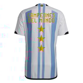 Argentina Champions Player Version Home Jersey World Cup 2022 - 3 Stars