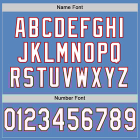 Authentic Mesh White-Red Light Blue Jersey Football Custom