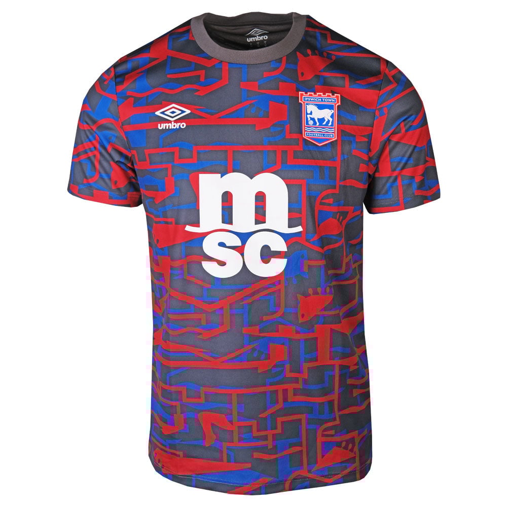 Kinder Ipswich Town 2025/26 Auswärts Aufwärm Trikot