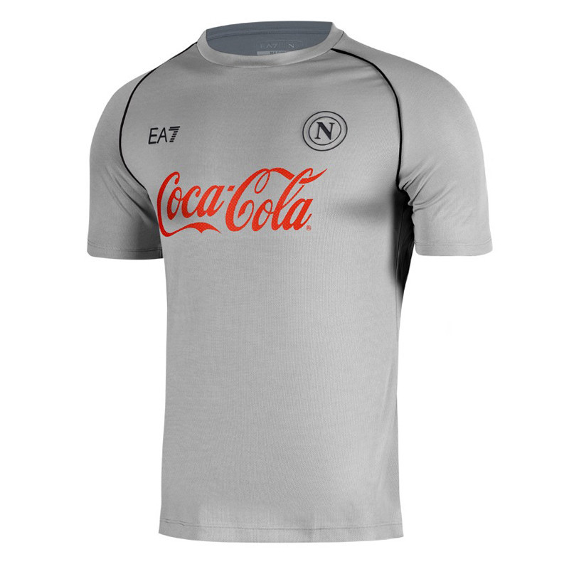 Men's Napoli 2024/25 Third Authentic Training Shirt - Sliver