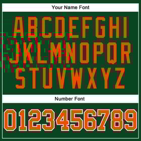 Orange-White Baseball Custom Authentic Green Sleeveless Jersey