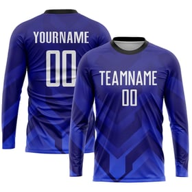 Jersey Dark Custom Sublimation Royal-Navy Soccer White Purple Uniform