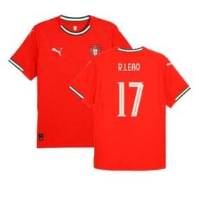 Camiseta de casa R.LEAO Portugal 2025/26 para niños