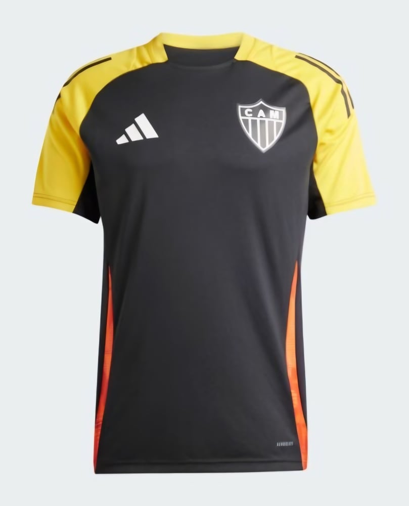 Kinder Atlético Mineiro 2025 Dritt Authentisches Trainingsshirt - Schwarz