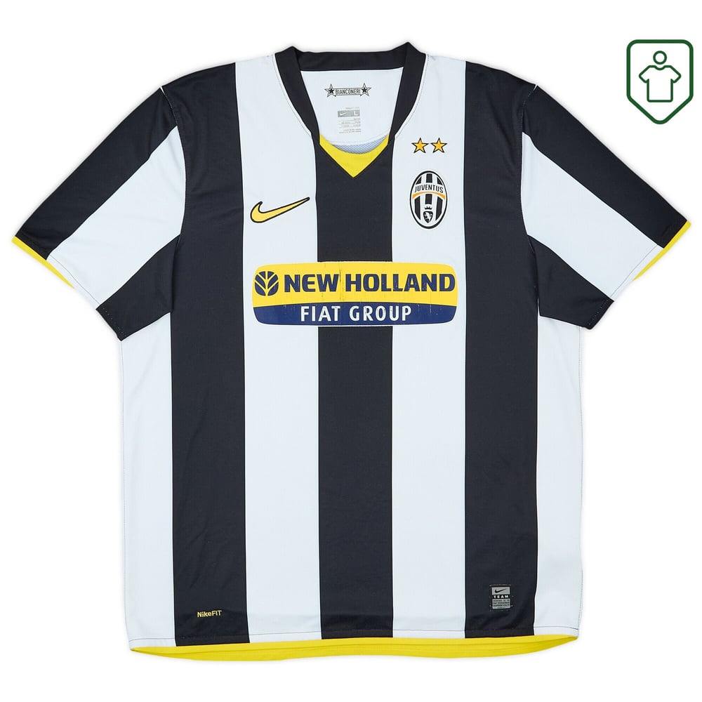 Herren Juventus 2008/09 Heim-Retro-Trikot
